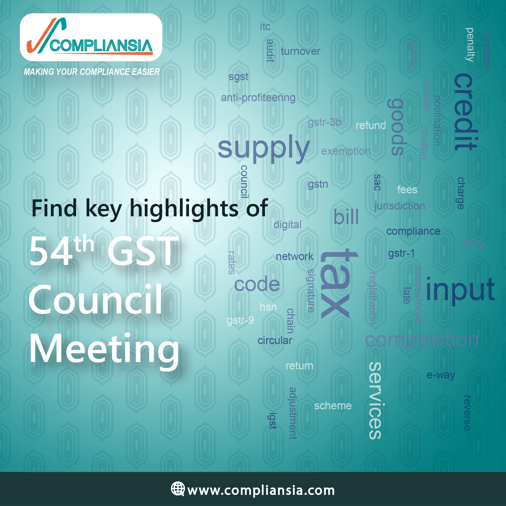 54th GST Council meeting updates